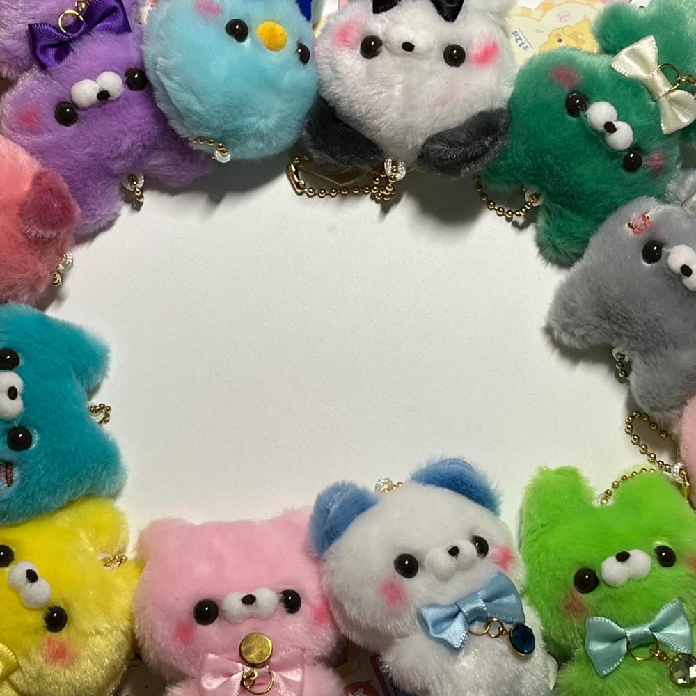 ✨일본 정품✨ 탄생석 스쿳토 탓치상 인형 키링