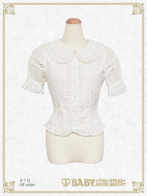 スノードットブラウス - オフ白 White