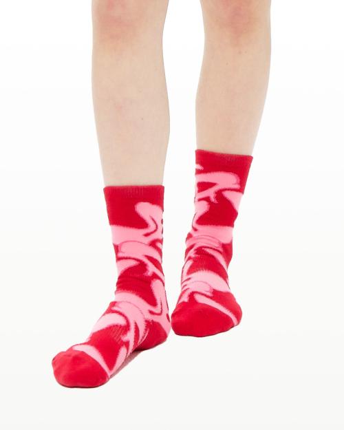 signature socks_hoopoe red