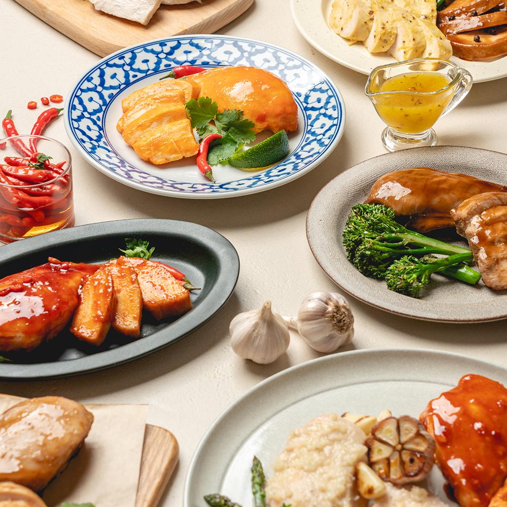 한끼통살 소스 닭가슴살 20종 택2 10팩 골라담기 냉동 스팀 통닭가슴살