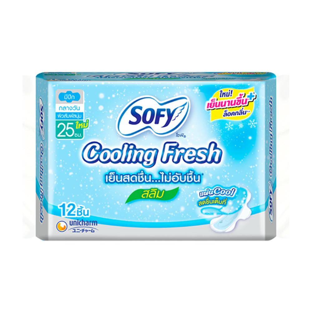 태국 SOFY COOLING 소피 쿨링 프레쉬 엑스트라 생리대 중형