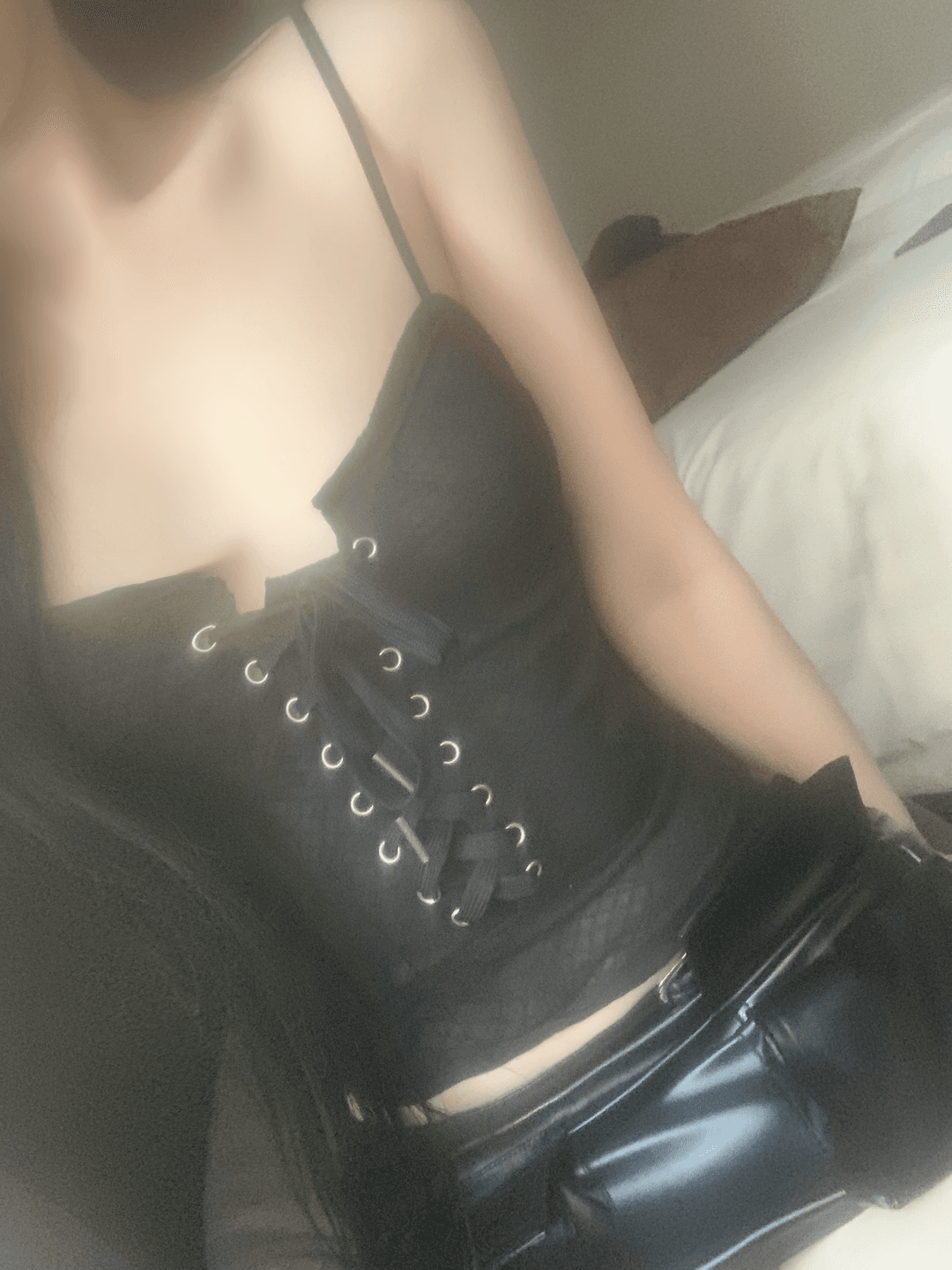 Kiseki Lace Corset Top (Black)
