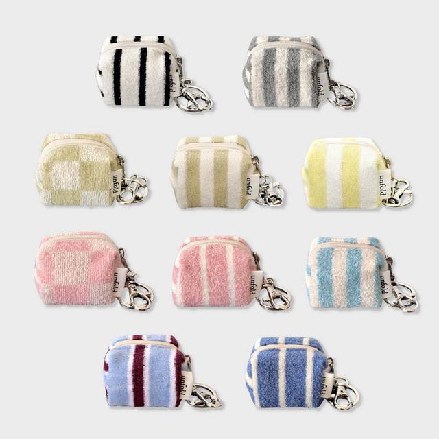 mini terry pouch keyring