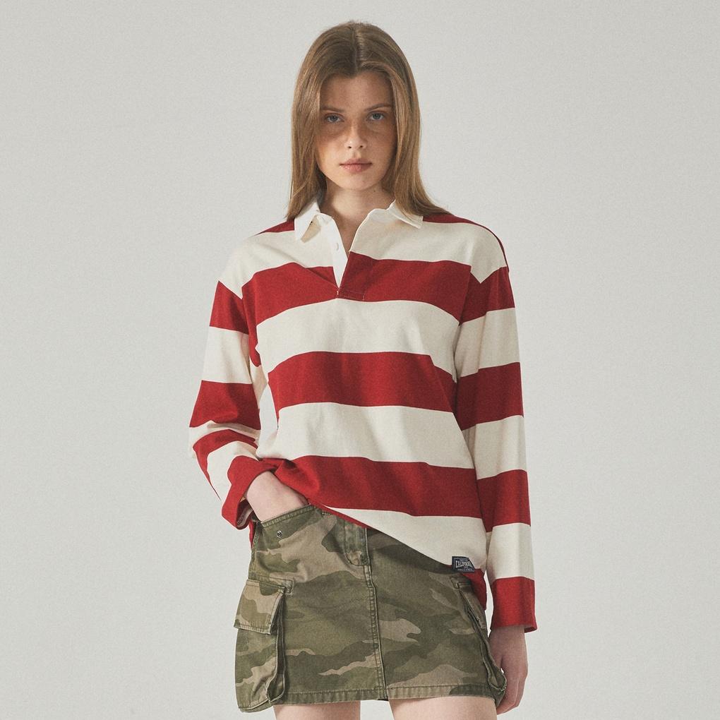 럭비 스트라이프 긴팔티 / WHLSF1191F