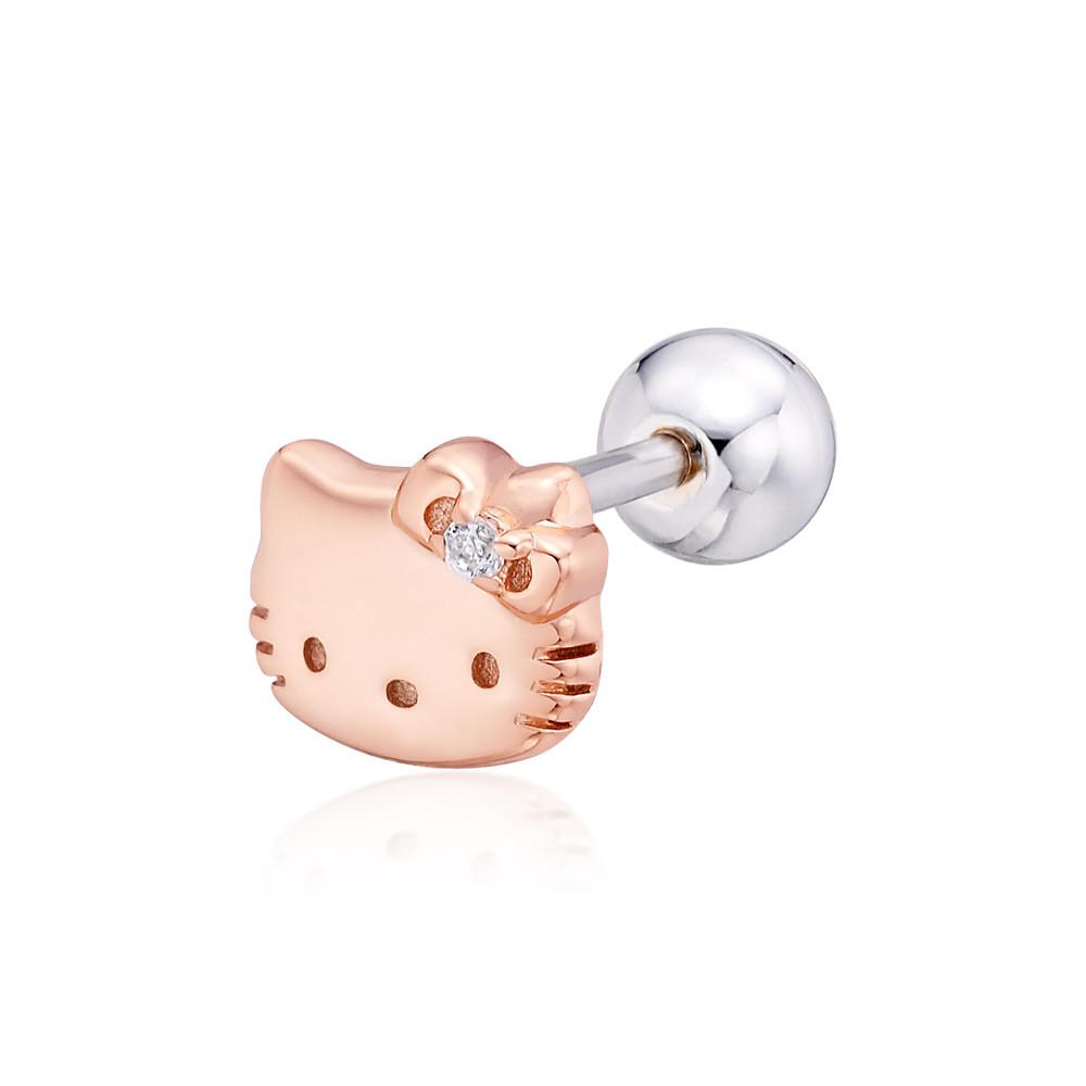 헬로키티주얼리 시그니처 실버 피어싱(외짝) HLSE281-P