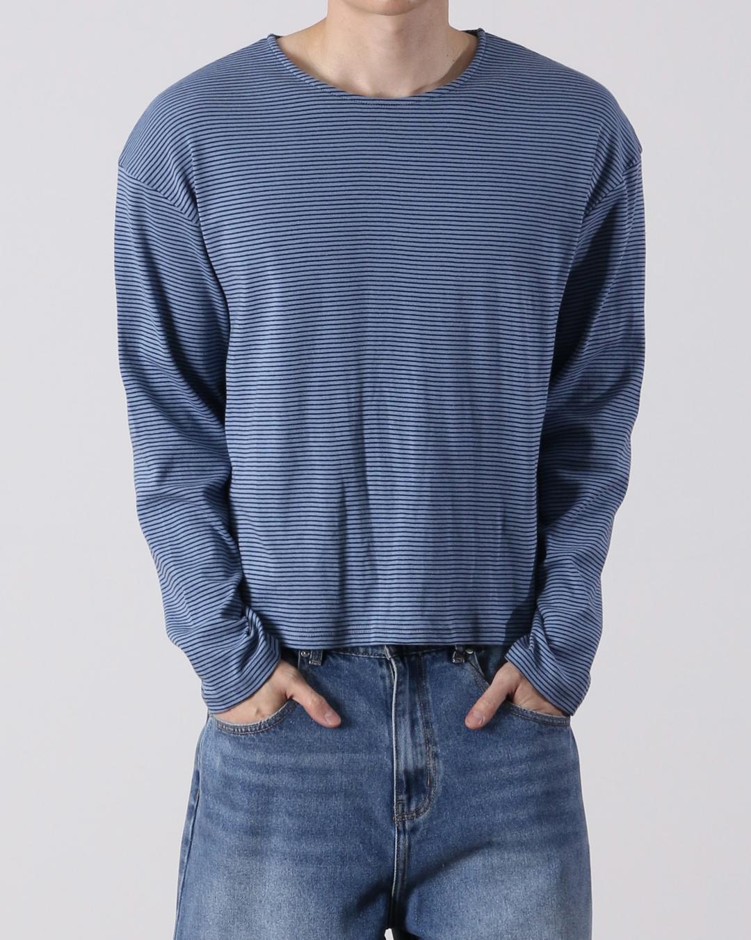 뮤즈 스트라이프 롱슬리브