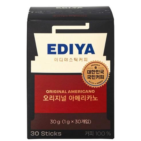 이디야 오리지널 아메리카노 커피믹스 스틱, 1g, 30개입, 1개 - 원두커피믹스 | 쿠팡