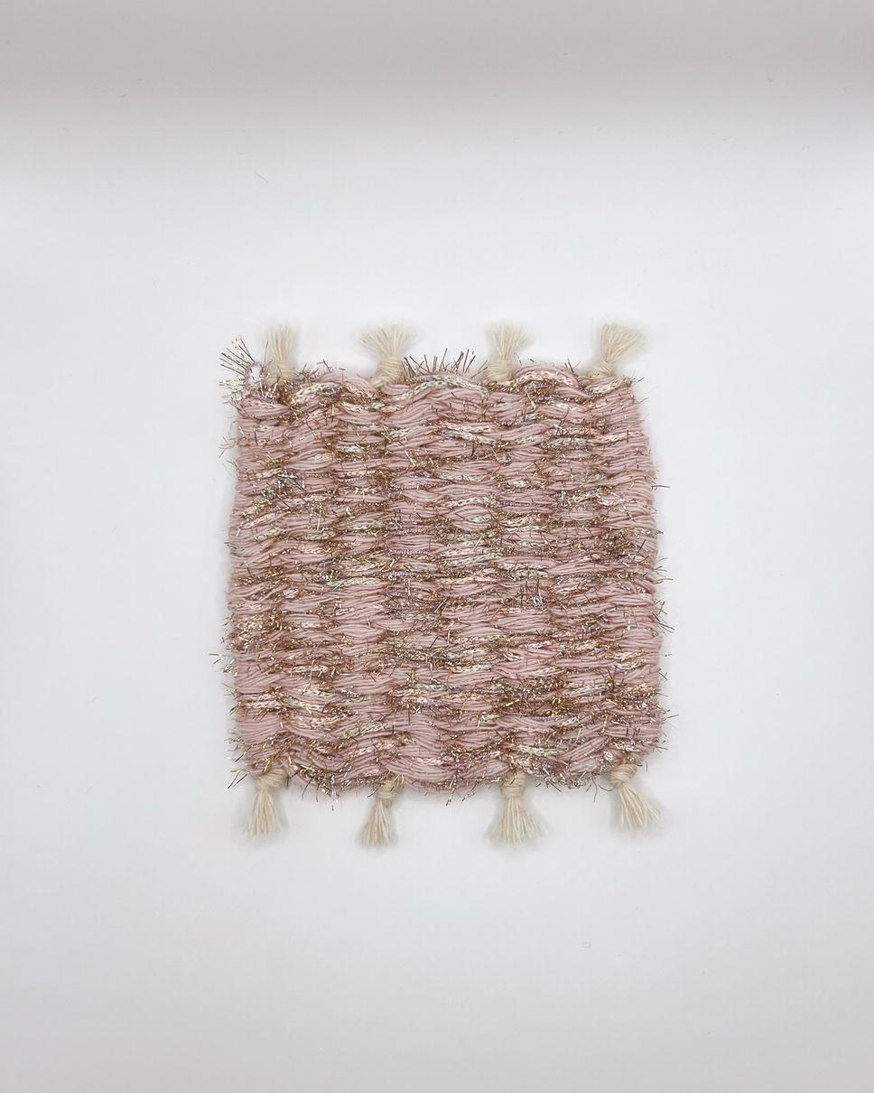 컵받침 위빙티코스터 컵받침대 홈카페 소품 패브릭 오브제 잔의 쉼터 나이트 크루징 9