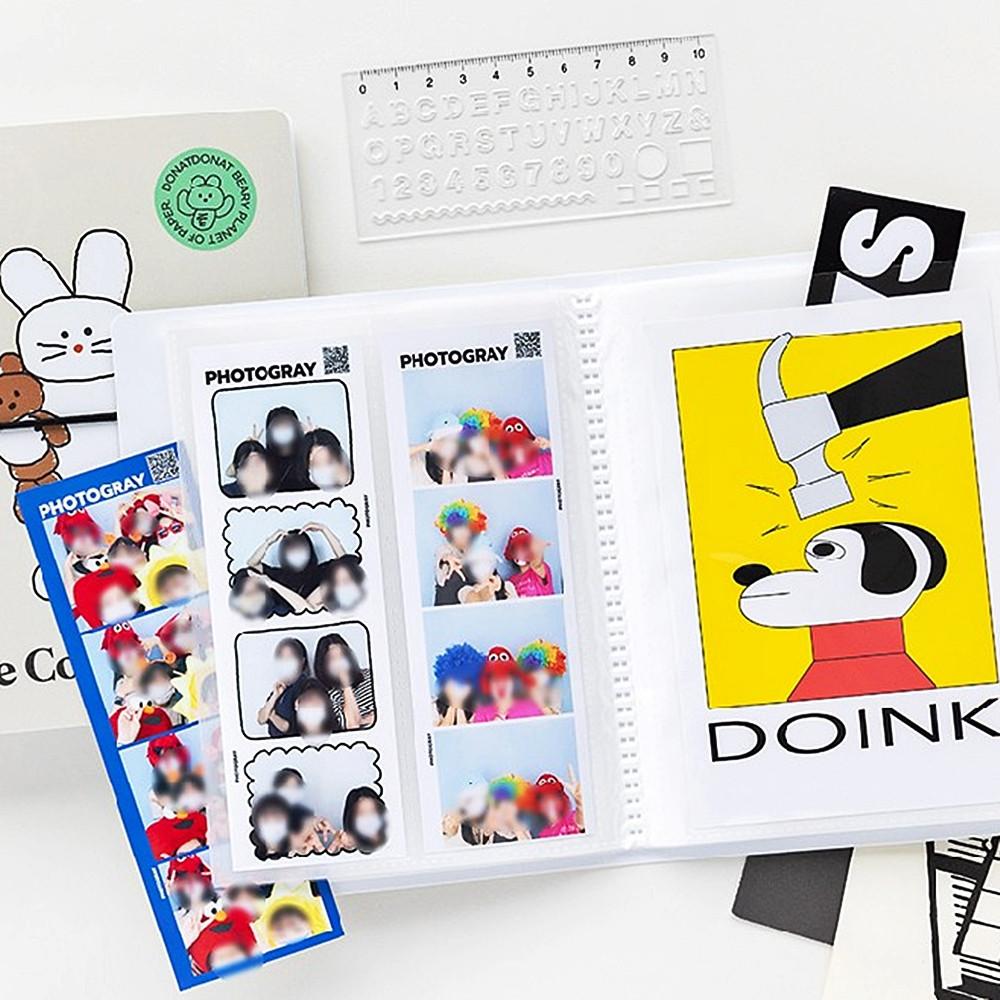 네컷 사진 앨범 포토이즘 하루필름 4컷 6컷 씰스티커 콜렉트북 콜북 바인더 셀픽스