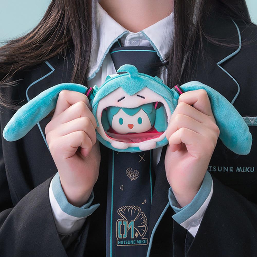 공식 굿즈 정품 보컬로이드 하츠네 미쿠 미니 이타백 이어폰 케이스 가방 동전 지갑