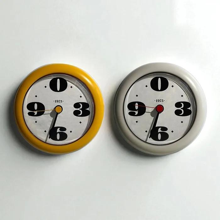 글래스 크로노 클락 방수 욕실 흡착식 무소음 시계