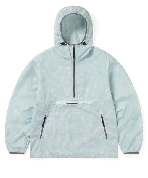 Grid Nylon Anorak Mint