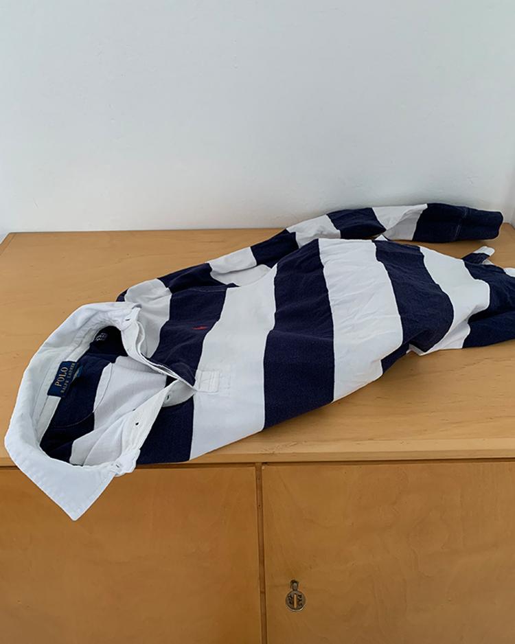 00's "Polo Ralph Lauren Rugby" Pique Shirt