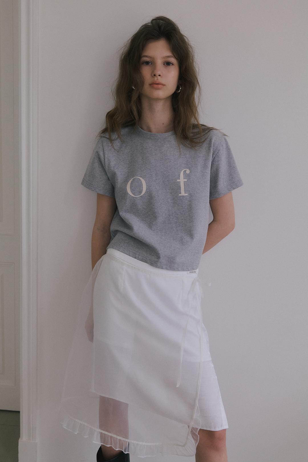 OF LOGO T-SHIRT_GREY