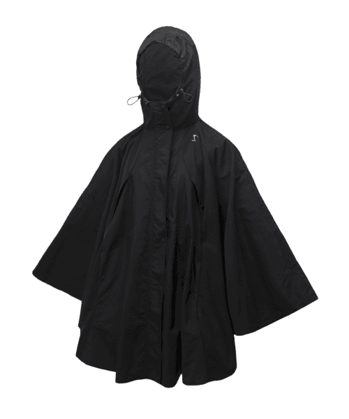 Cosmo Backpack Poncho / Black