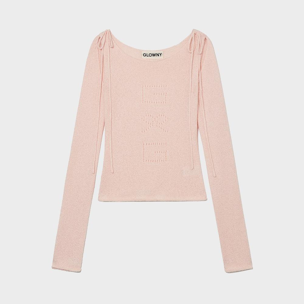 LYNN SLIT SWEATER (PINK)