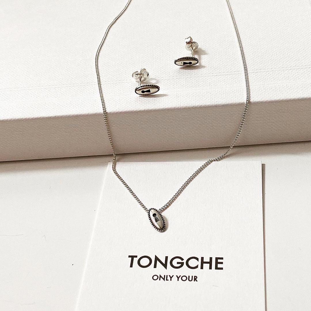 Tongche hole earring/necklace