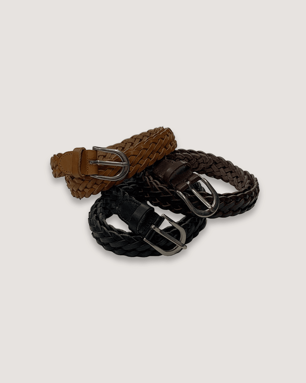 [MERIKO/3rd] Twist Cowhide Belt