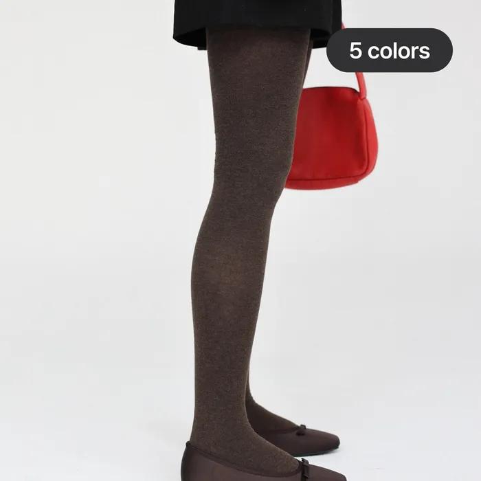 plain cotton tights (5colors)