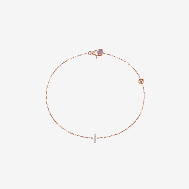 시그니처 디 랩 다이아몬드 골드 팔찌 JDRBQ6S46HC