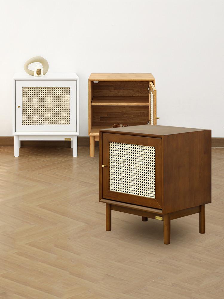 [베스트 어워즈][윈드 라탄] 바네스데코 다용도 원목 1단 수납 침대 협탁 500 3컬러