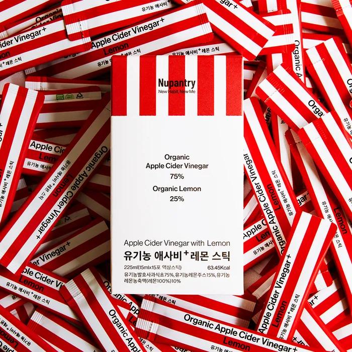 애사비 스틱 유기농 애플사이다비니거 발효 사과 식초 15포