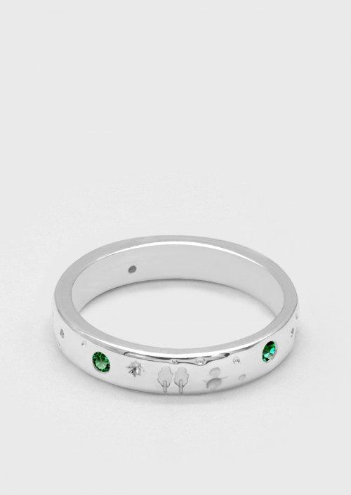 Green Winter Story Ring