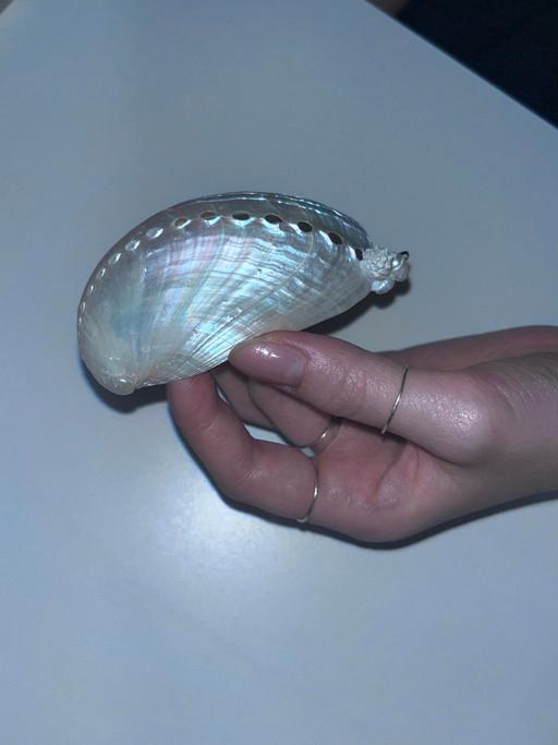 진주자개 헤어핀