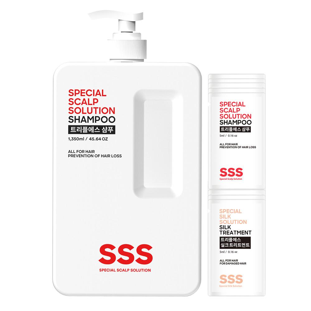 트리플에스 대용량 약산성 탈모샴푸 1350ml