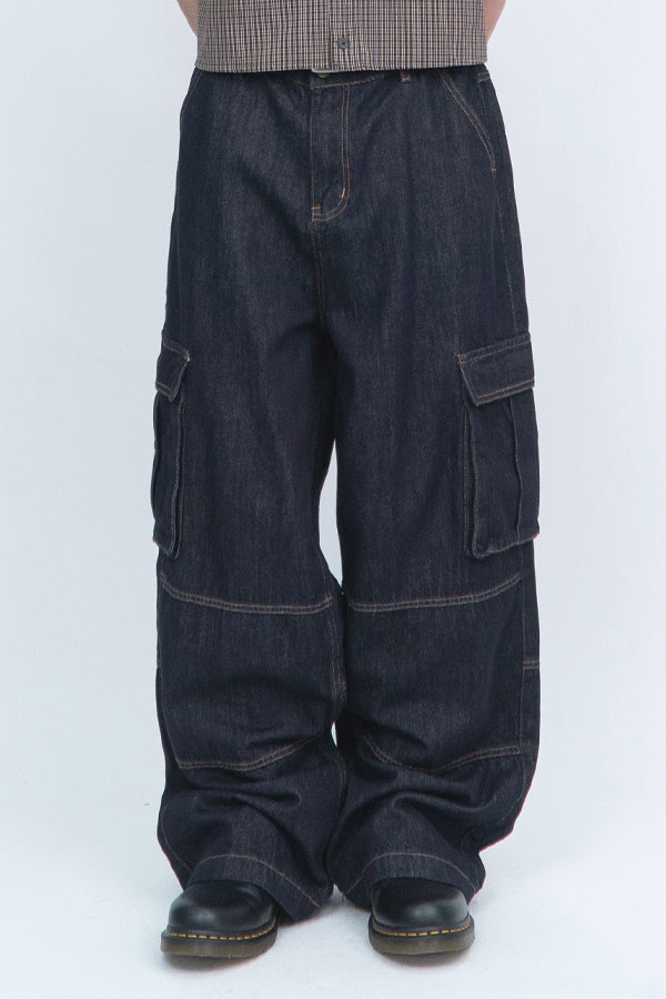Cargo Raw Denim PT