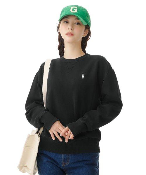 폴로 랄프 로렌(POLO RALPH LAUREN)  W 플리스 풀오버 - 블랙 - 사이즈 & 후기 | 무신사