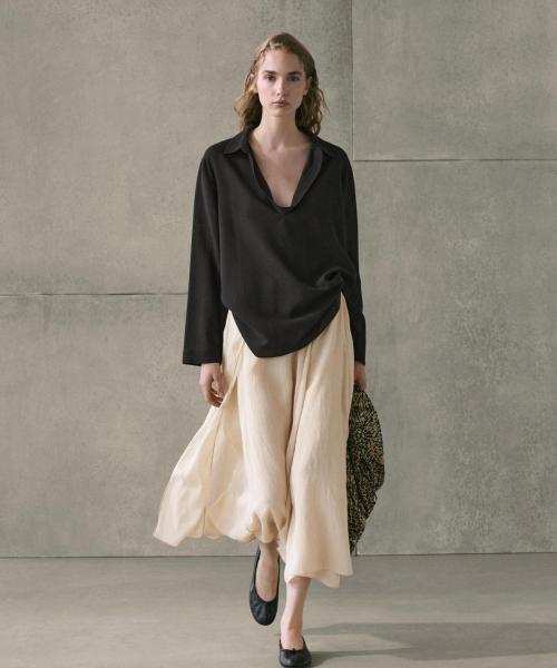 플루이드 라미 미디 스커트