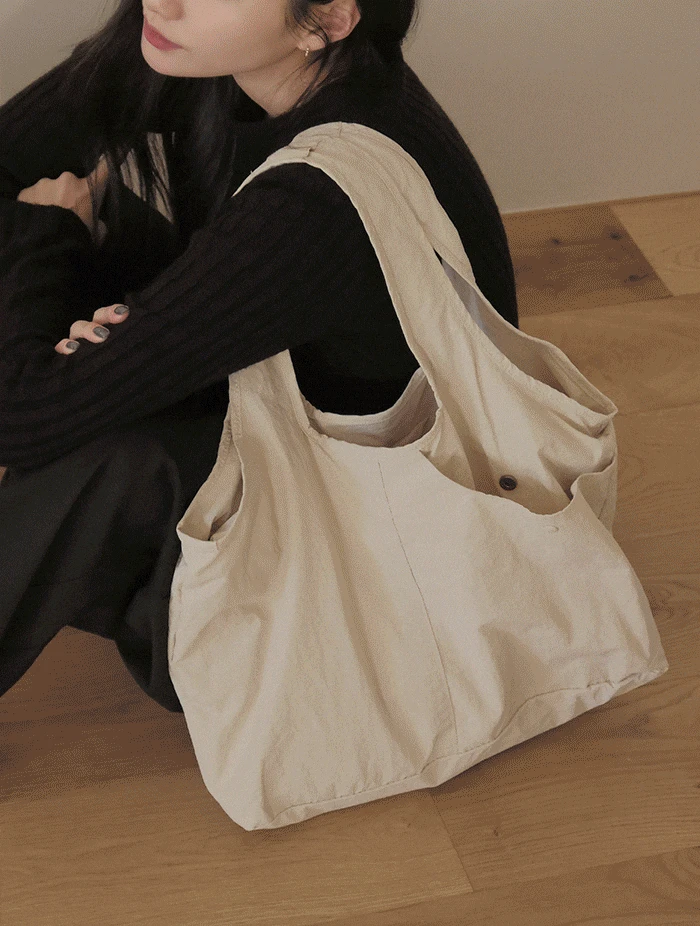 텐포켓 나일론 보부상 숄더백