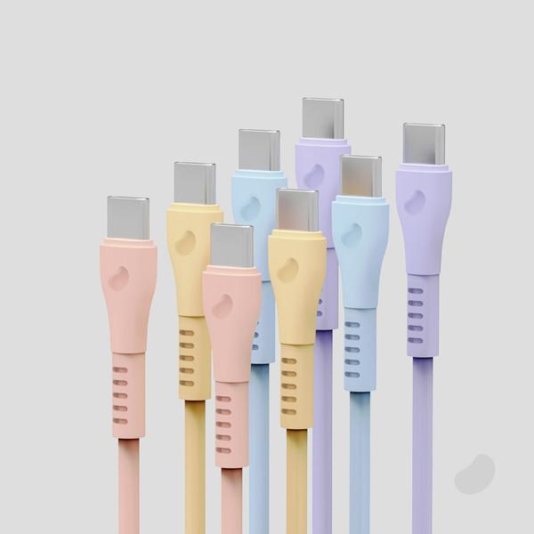 레드빈 실리콘 60W C to C 고속충전 케이블 BDN6