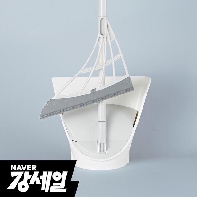 쓰리잘비 기본형 세트 (빗자루&쓰레받기) / 고양이 털 제거 화장실 물기 제거