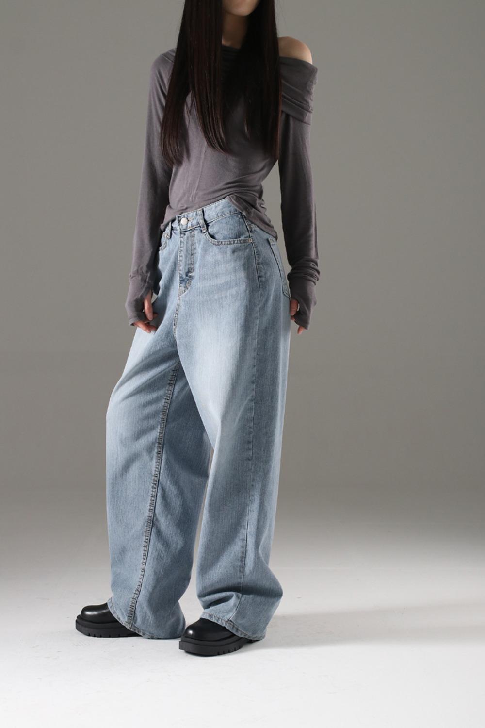 난스판 루즈와이드 팬츠