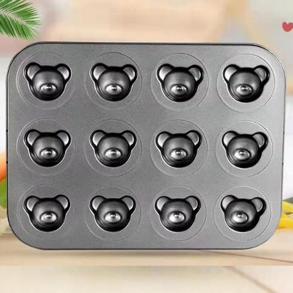 실리콘코팅 곰모양 곰돌이 베이킹틀 마들렌 미니빵 휘낭시에틀