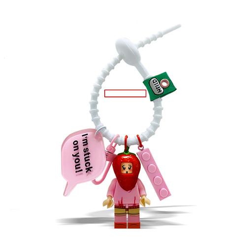 레고 딸기 키링 키홀더 / 가방참 자동차키링