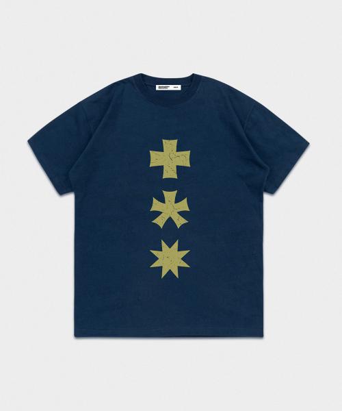 MM THREE SYMBOL LOGO T-SHIRTS (NAVY)