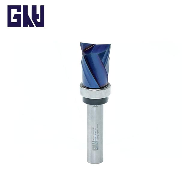 지스비 GRM 12F 001 PK 컴프레션 스파이럴 하단베어링 라우터 비트 샹크 12mm