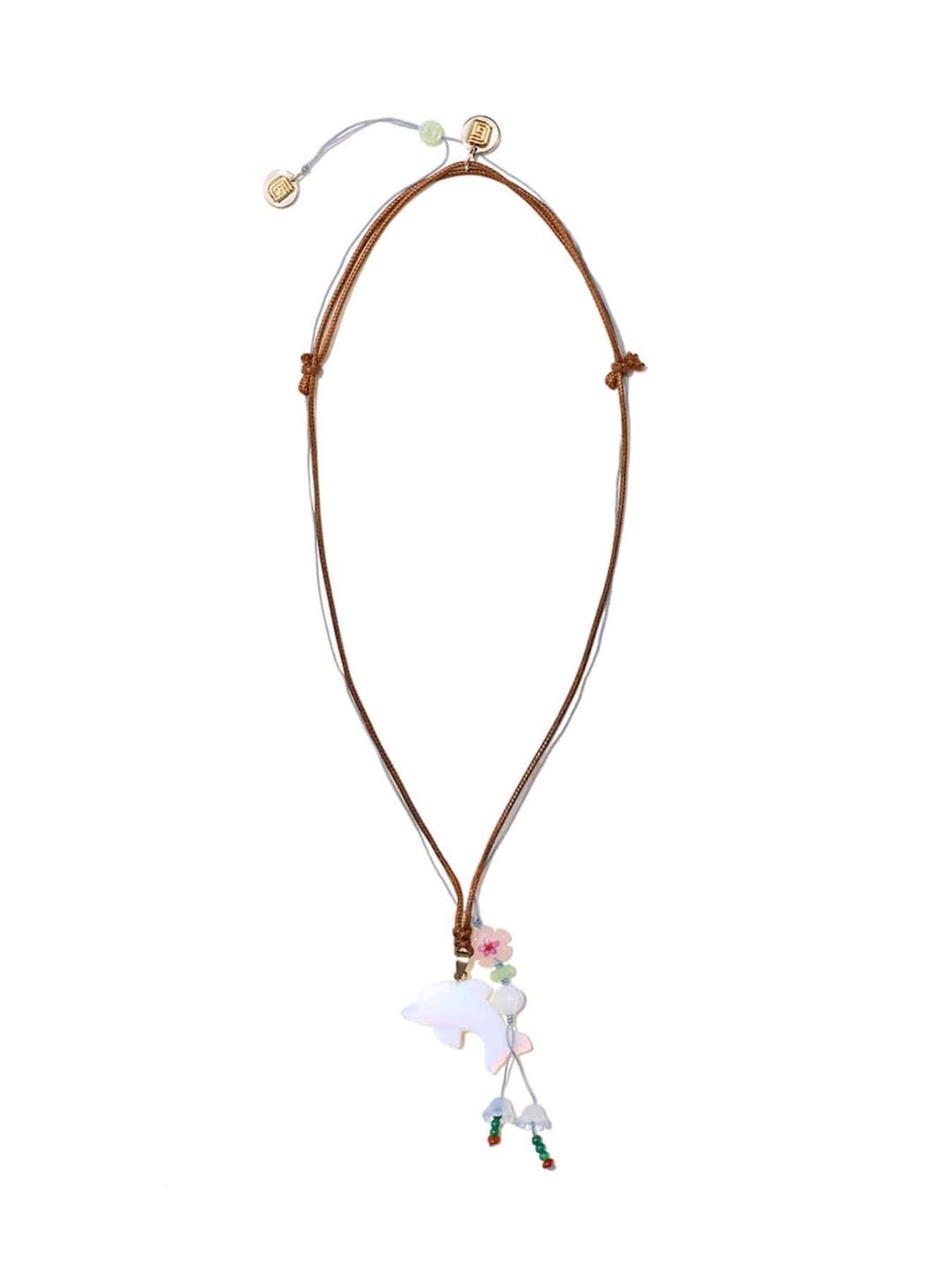 SUMMER GEM NECKLACE (DOLPHIN)