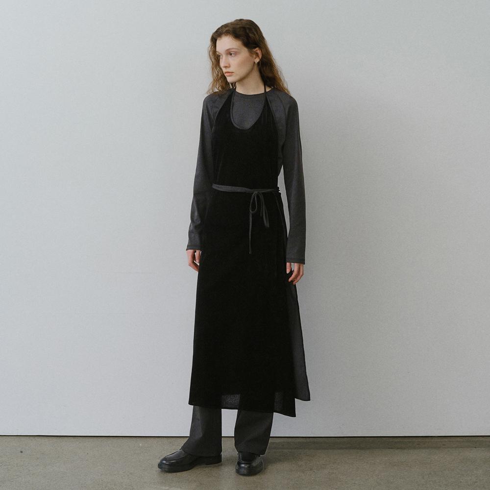 [2차 리오더] Velvet halter neck dress