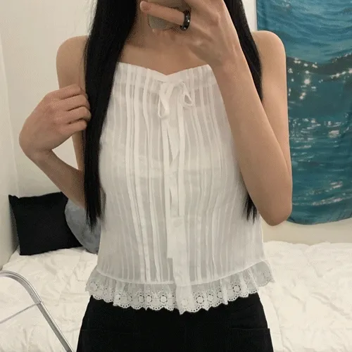 lore pintuck sleeveless (2color)