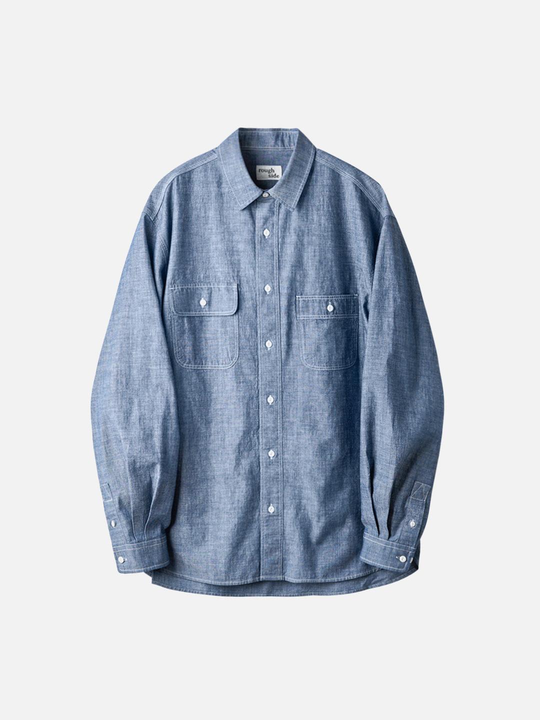 Chambray Painter Shirt  Blue