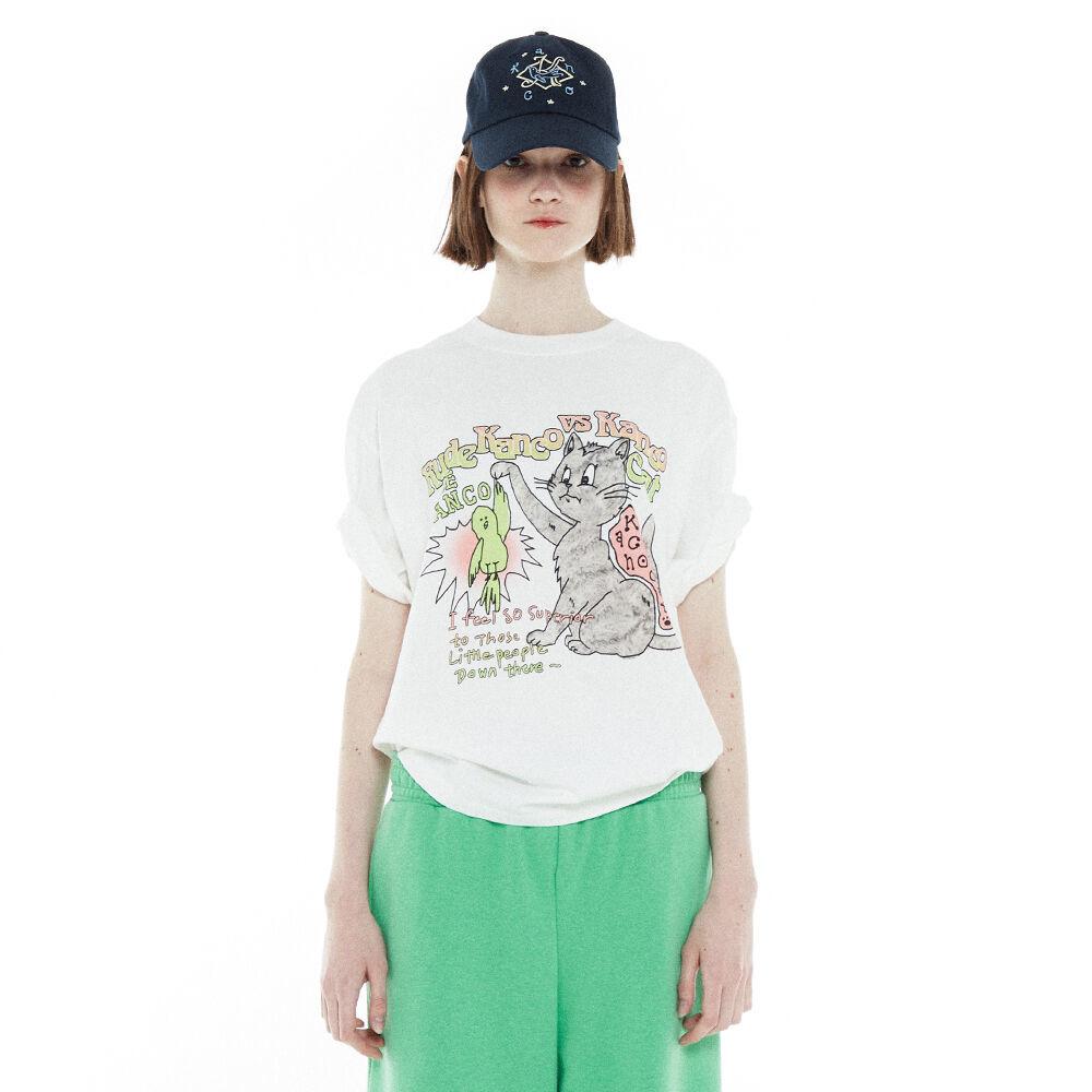 KANCO VS CAT TEE white