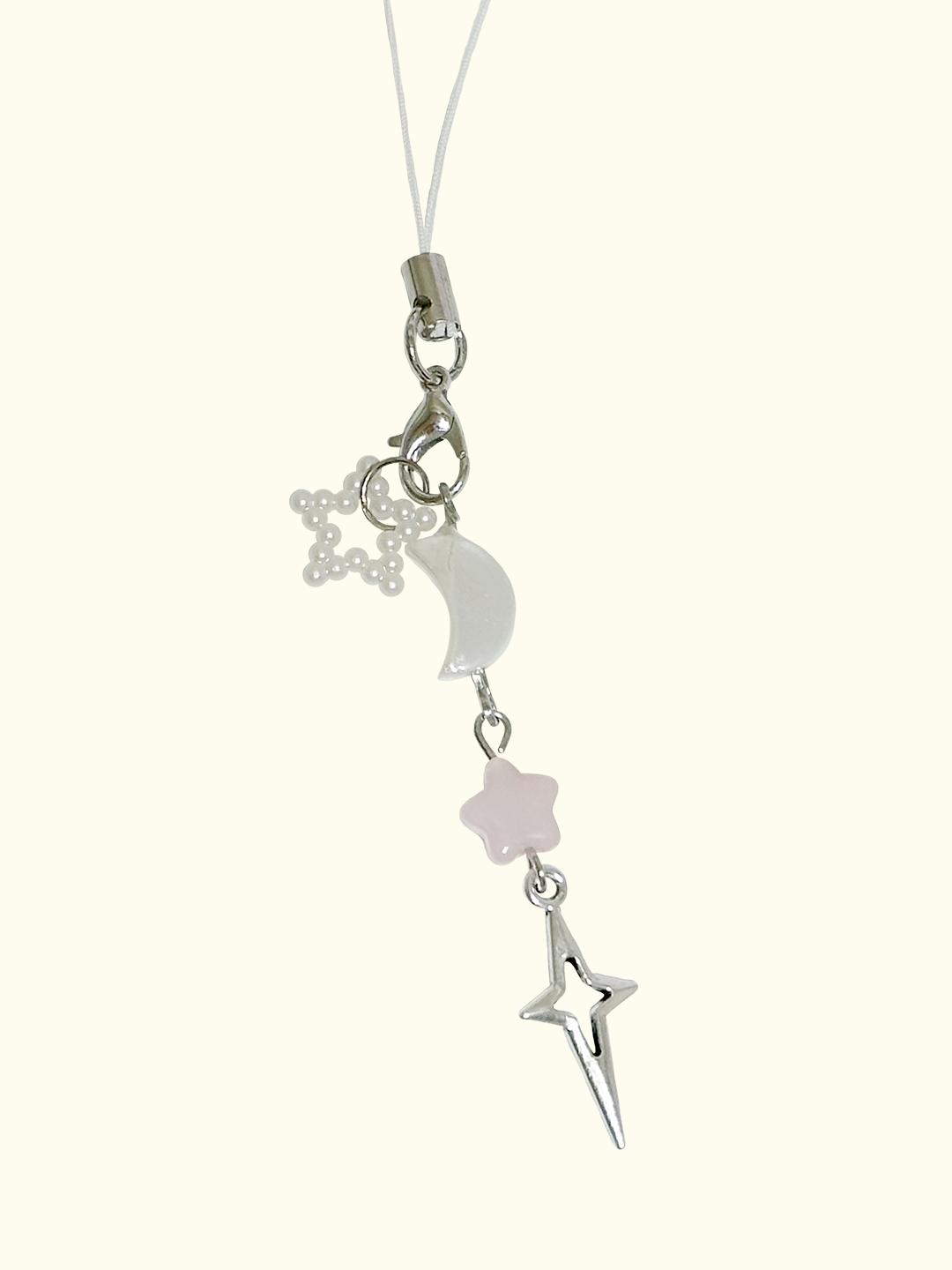moon & star keyring
