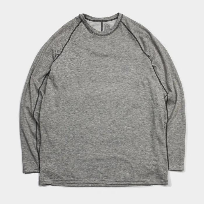 Standard Track Long Sleeve -Melange Grey-