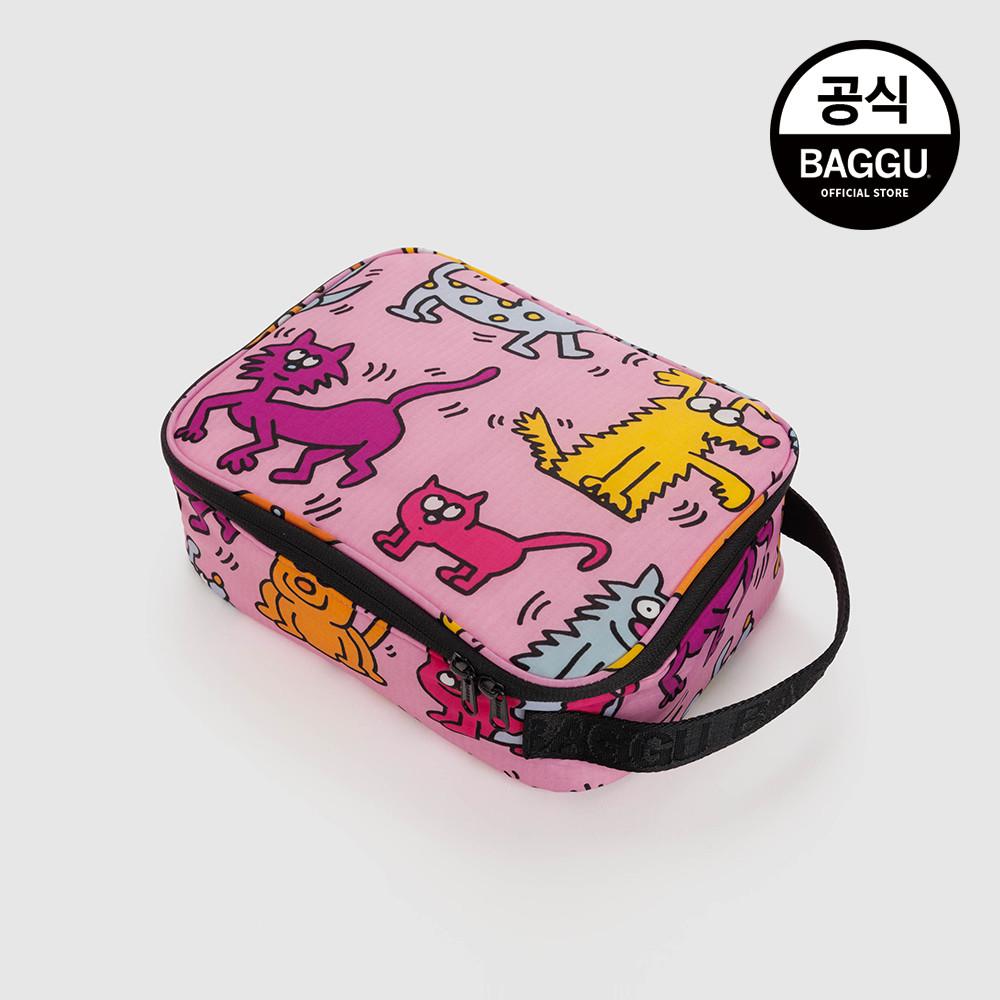 BAGGU 바쿠 런치박스 보온 보냉 도시락 가방 피크닉 도시락통 키스 해링 펫