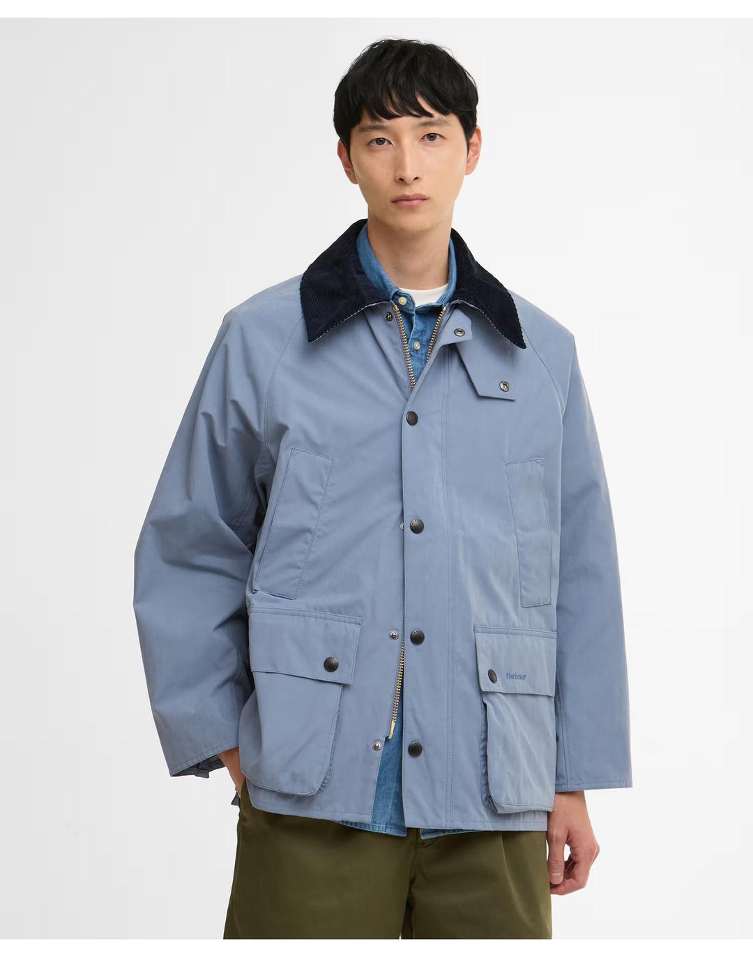 [정채연착용(034)] 남여공용 블루 OS Peached Bedale 캐주얼 자켓