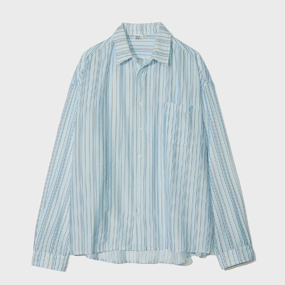 Multi Stripe Shirt Sky